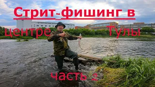 Ультралайт в центре Тулы, голавль, жерех, окунь