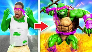 Human To NINJA TURTLE In GTA 5!