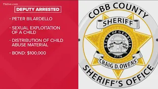 Cobb County sheriff's deputy charged with sexual exploitation of a child