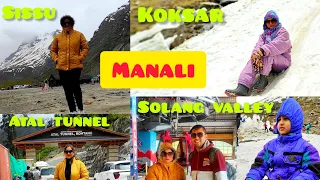 Sissu, Solang Valley, Gramphu near Koksar via Atal Tunnel in one day: The paradise near manali#sissu