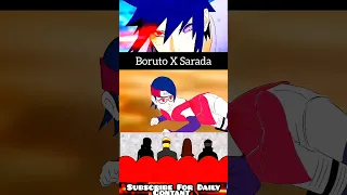 Naruto Squad Reaction On Sarada X Boruto | anime sus moment 🤣