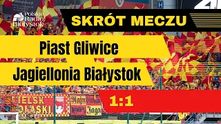 Skrót meczu Piast Gliwice - Jagiellonia Białystok 1:1, 18.05.2024