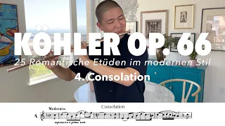 Köhler Op 66 #4 "Consolation" (25 Romantic Etudes for Flute)