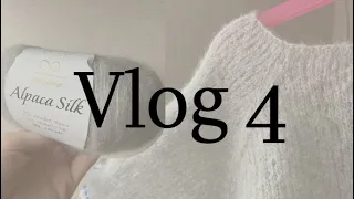 Vlog 4/ неудачный джемпер 🥲новая пряжа 🧶❤️