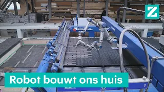 Bouwvakkers kijken toe want robot bouwt ons huis - RTL Z NIEUWS