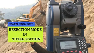 Setting Out with Resection In Total Station | Find Unknown Point From Two Known Points | Survey