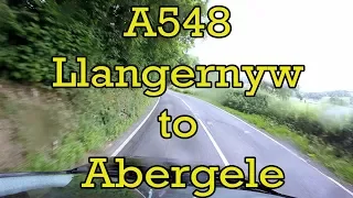 Llangernyw to Gwrych Castle, Abergele (A548) - The Best Driving Road in Wales?