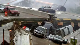 The bridge is collapsed! The worst flooding in recent decades occurred in Rio Grande do Sul, Brazil