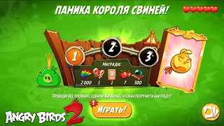 King Pig Panic/Паника короля свиней! 24/06/2022 Angry Birds 2.