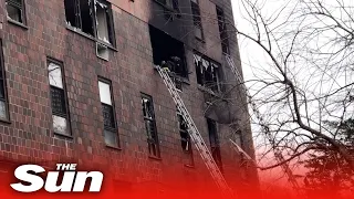 Bronx apartment fire leaves 19 dead and dozens injured in ‘worst blaze in NYC history’