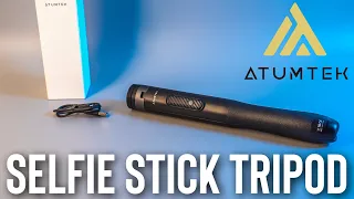 ATUMTEK 51" Selfie Stick Tripod with Bluetooth Remote