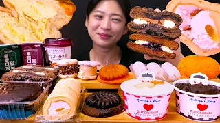 🍫🍪Convenience Store Dessert ASMR Mukbang