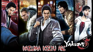 Kazuma Kiryu Arc (Part 1) | Yakuza 5 Remastered | Movie Cutscenes (1080p60 HD) - AnimersiveXP