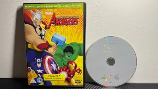 The Avengers: Earth's Mightiest Heroes Volume 1 DVD Unboxing (UK) Disney XD