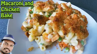 Macaroni and Chicken bake | Unique flavor and Comforting meal