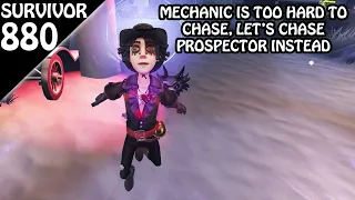 Ah yes, let's chase prospector instead of mechanic - Survivor Rank #880 (Identity v)