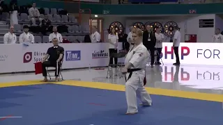 Nikolaj Lunn Jensen - European Karate Championship Kata 2022 - Tsuki no Kata