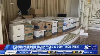 Former President Trump faces 37 count indictment