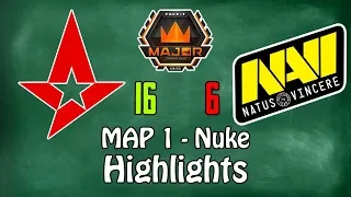 Astralis vs NaVi (Nuke/Map1) Highlights - FACEIT Major: London 2018