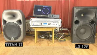 Wharfedale Titan 12 vs LX 12e Sound Test