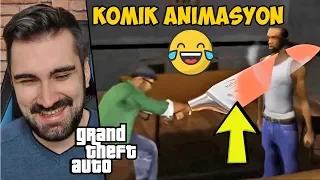 GTA KOMİK ANİMASYON TEPKİ (GÜLMEME CHALLENGE)