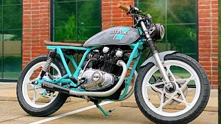 Suzuki GS 425 - Full Time lapse Cafe Racer Build