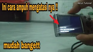 Cara memperbaiki kamera error dan cara reset camera ke setelan pabrik !!