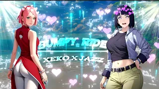 [ HINATA & SAKURA - BUMPY RIDE ] [ COLLAB: JAZZ & XEKO 2K EDIT - CAPCUT ] #hinata #sakura #naruto