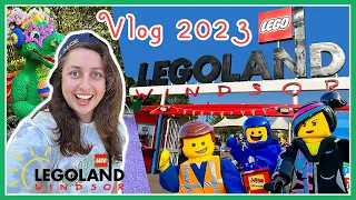 LEGOLAND Windsor Vlog 🇬🇧 | RIDES, Shows, Characters, FOOD & More! 2023 AD