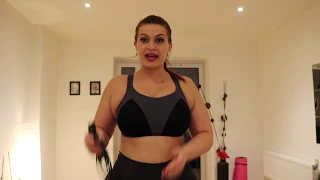 Plus size fitness - Skipping session with Ioana Chira