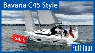 Bavaria C45 Style sailing yacht for sale in Northern Germany - full tour