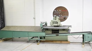 TAKEKAWA RC-300S STRAIGHT LINE RIP SAW WITH RETURN