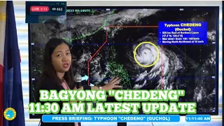 11:30 Am update typon "CHEDENG" weather forecast Philippines June 9,2023 😲🙏⚠️⚠️