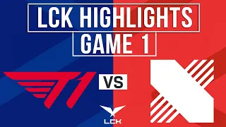 T1 vs DRX Highlights Game 1 | LCK 2024 Spring | T1 vs DRX