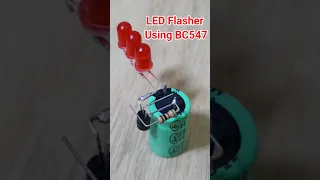 LED Flasher Using BC547