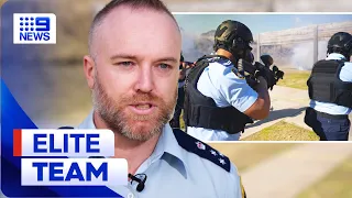 Elite team of NSW prison officers take skills to world stage | 9 News Australia