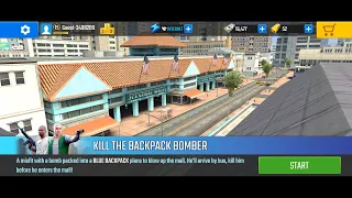 Pure Sniper Gameplay Walkthrough - Level 6 Z5 Marina SHOPPING SPREE || KILL THE BACKPACK BOMBER