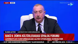 CANLI | Aliyev'den Flaş Açıklamalar