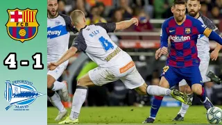 Barcelona FC vs Deportivo Alaves 4-1 : Highlight Goal And Klasmen : ( 22/12/2019 )