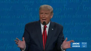 President Trump: "I'm the least racist person in this room"