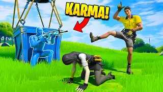 TOP 100 INSTANT KARMA MOMENTS IN FORTNITE (Part 4)