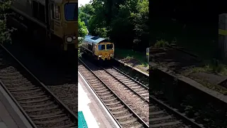 Freightliner 66562 passing Trimley station 27/5/23 #train #class66 #freightliner #railway #trimley