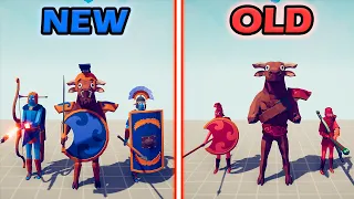 NEW ANCIENT TEAM vs OLD ANCIENT TEAM - Totally Accurate Battle Simulator | TABS