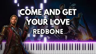 Come and Get Your Love by Redbone - Piano Cover (FREE MIDI)