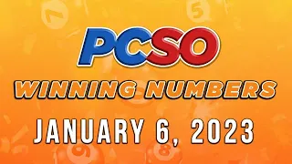 P49M Jackpot Ultra Lotto 6/58, 2D, 3D, 4Digit, and Megalotto 6/45 | January 6, 2023