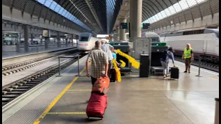 "Crossing the Iberian Peninsula (not without Incident)":Seville to Barcelona by  High-speed Rail