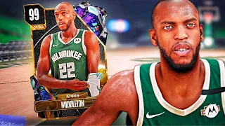 FREE DARK MATTER KHRIS MIDDLETON GAMEPLAY! PREPARE FOR A FOURTH QUARTER MASTERCLASS! NBA 2K24 MyTEAM