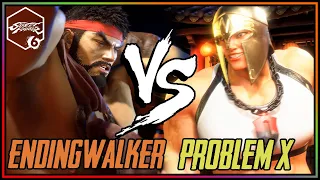 SF6 ➣  ENDINGWALKER [ RYU ] VS PROBLEM X  [ MARISA ] ➣ STREET FIGHTER 6