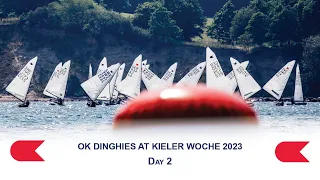 Highlights from the OK Dinghy class at Kieler Woche 2023 - Day 2