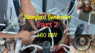 Motor Rewinding | 150 KW Stamford Generator Stator | P2